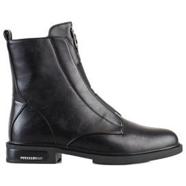 Filippo Modne Botki Z Ociepleniem czarne