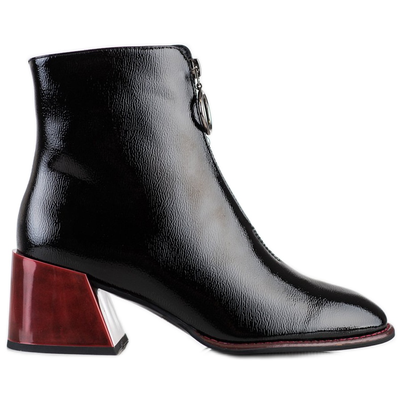 Filippo Stylowe Botki Na Suwak czarne