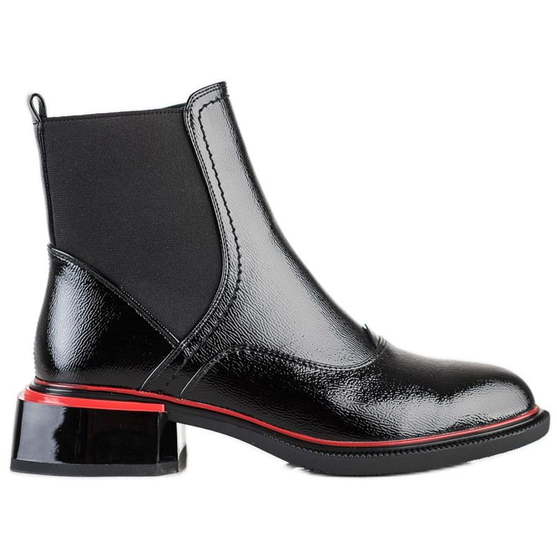 Filippo Czarne Botki Na Suwak