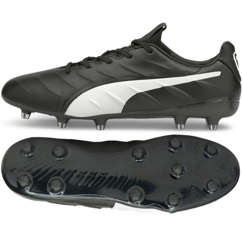 Buty piłkarskie Puma King Platinum 21 FG/AG M 106478 01 czarne czarne
