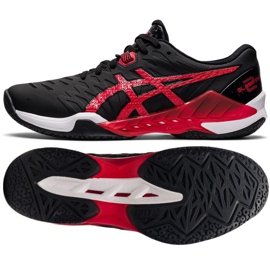 Buty do piłki ręcznej Asics Blast Ff 2 M 1071A044 002 czarne czarne