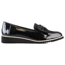 Goodin Lekkie Półbuty Z Kokardą czarne