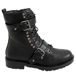 Botki militarne czarne B063-11 Black