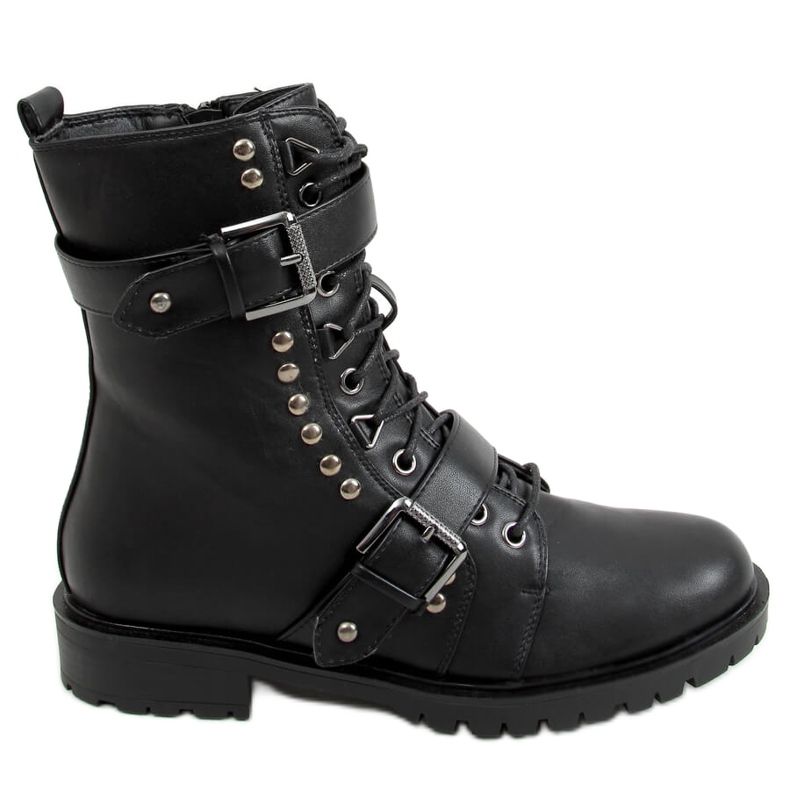 Botki militarne czarne B063-11 Black
