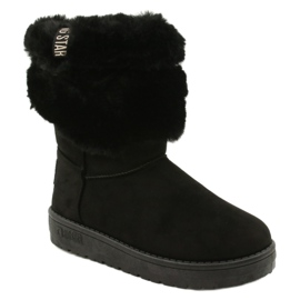 Damskie Mukluki Ocieplane Big Star II274123 Czarne