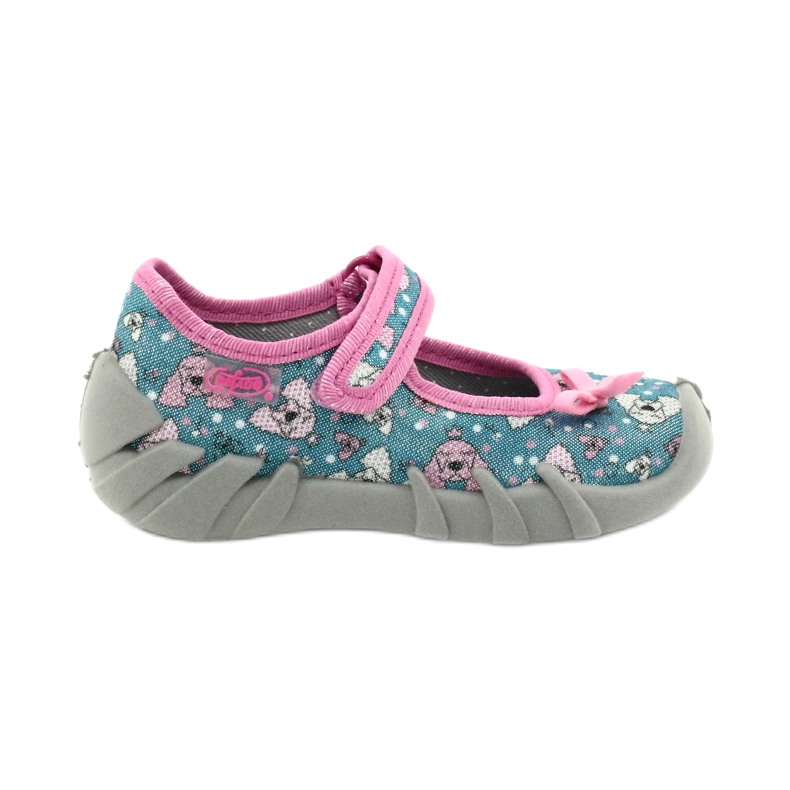 Befado obuwie dziecięce 109P203 różowe niebieskie