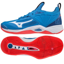 Buty siatkarskie Mizuno Wave Momentum Ii M V1GA211224 niebieskie niebieskie