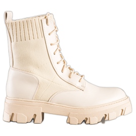 Seastar Wsuwane Workery Ze Skarpetą beżowy