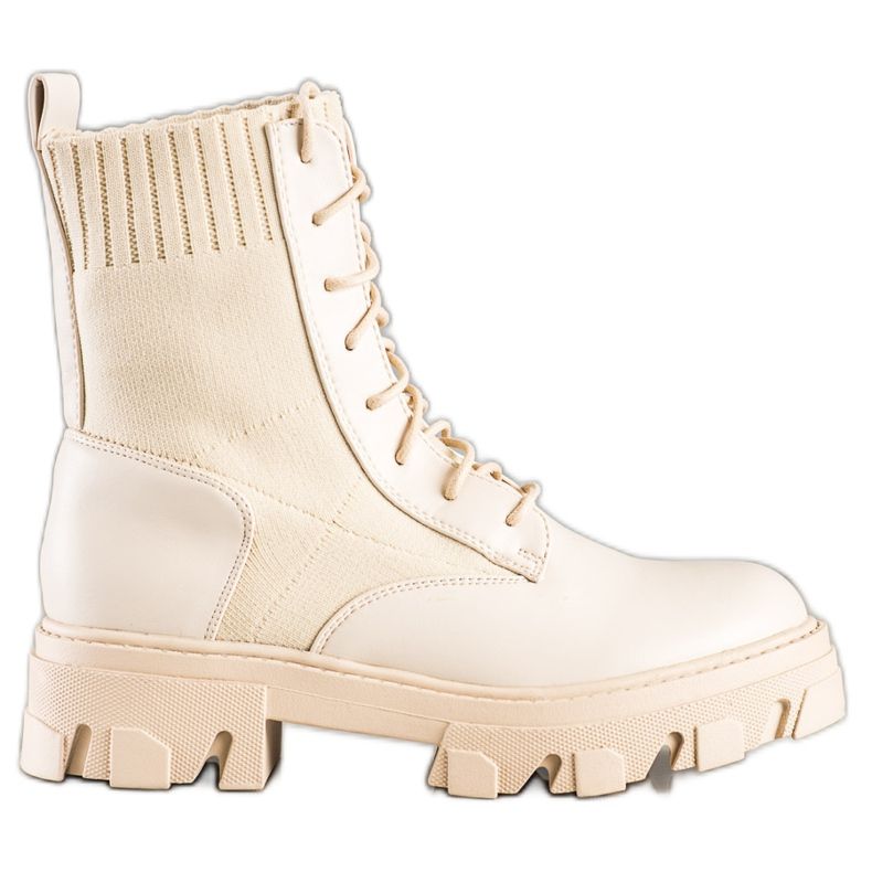 Seastar Wsuwane Workery Ze Skarpetą beżowy