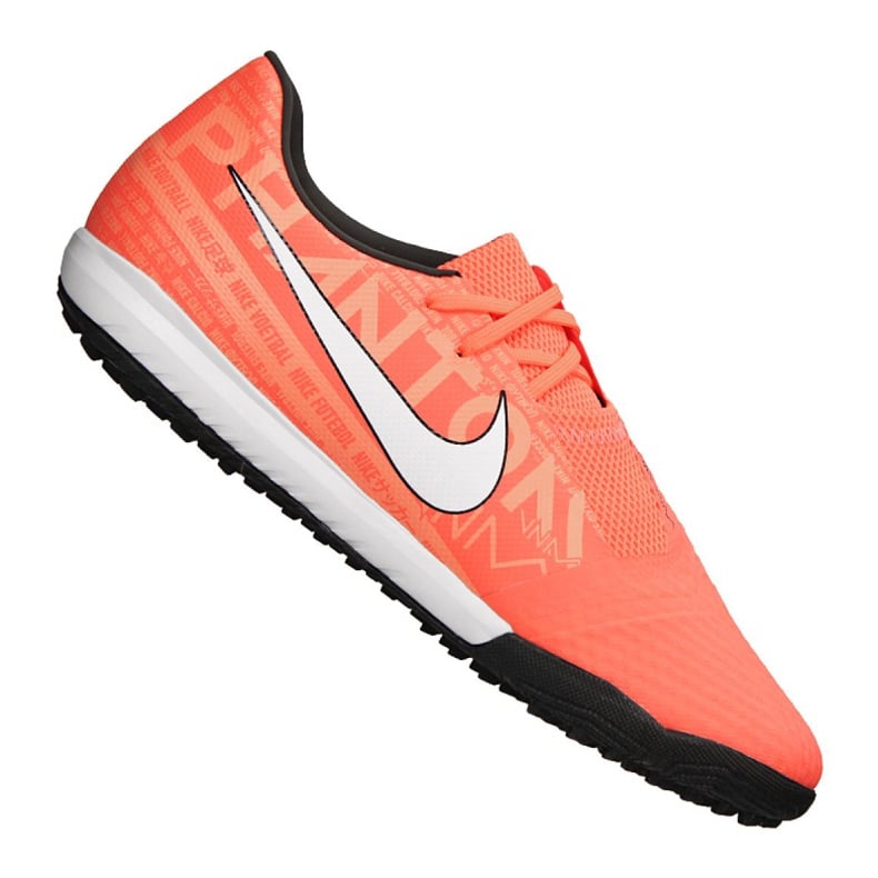 Buty piłkarskie Nike Phantom Vnm Academy Tf M AO0571-810 pomarańczowe