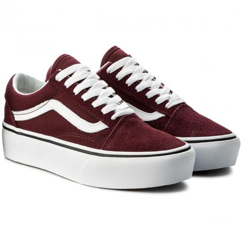 Buty Vans Old Skool Platform M VN0A3B3U5U7 czerwone