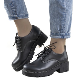 Big Star czarne półbuty damskie Methena