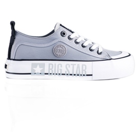 Trampki Damskie Big Star II274023 szare