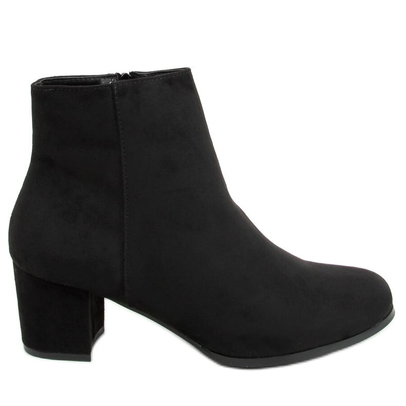 Botki na obcasie czarne MM788 Black