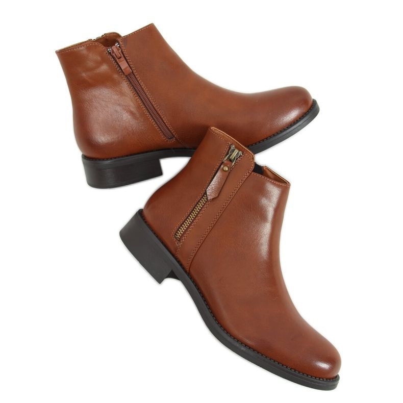 Sztyblety damskie camel MM-830 Camel brązowe