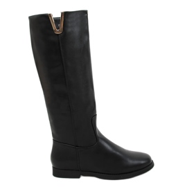 Oficerki damskie czarne YY6787 Black