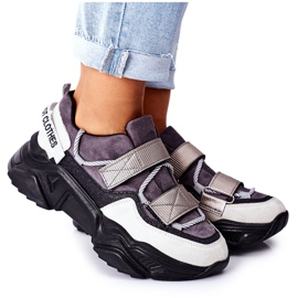 Damskie Sportowe Buty Sneakersy Czarne Katerini