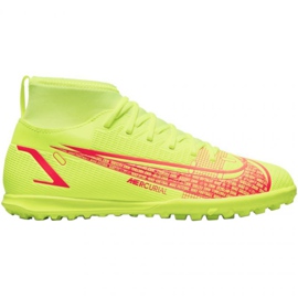 Buty piłkarskie Nike Mercurial Superfly 8 Club Tf Jr CV0795 760 żółte żółcie