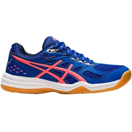 Buty do siatkówki Asics Upcourt 4 W 1072A055 412 niebieski, różowy niebieskie