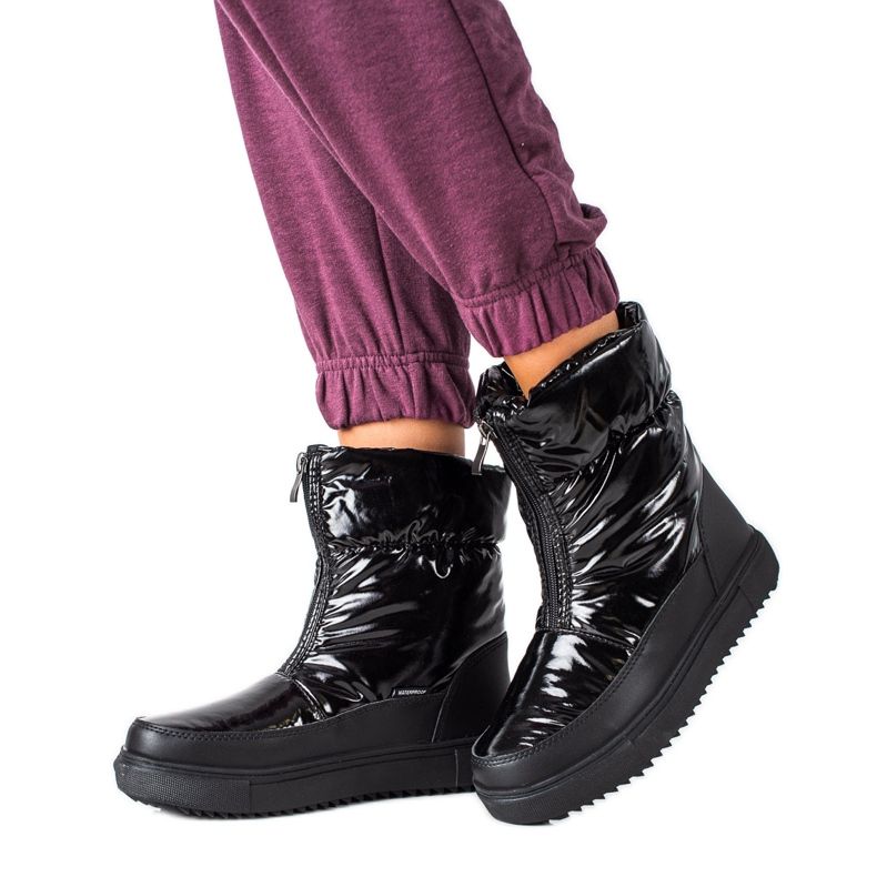 S. BARSKI Czarne Śniegowce S.BARSKI