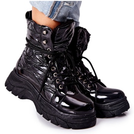 Vinceza Damskie Trapery Czarne Ismobe