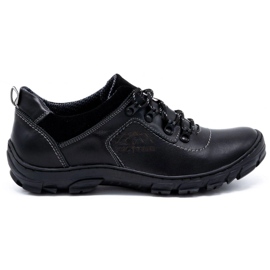 Olivier Buty męskie trekkingowe 7109 czarny lico czarne