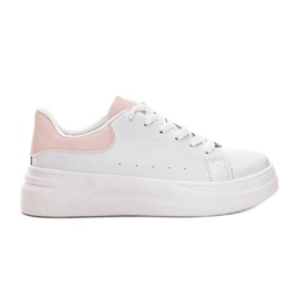 Białe buty sportowe RunwayHer różowe