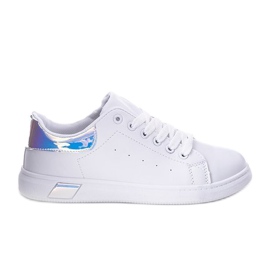 Białe buty sportowe ze zdobieniem Debbie