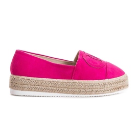 Różowe espadryle na platformie Pretty Woman