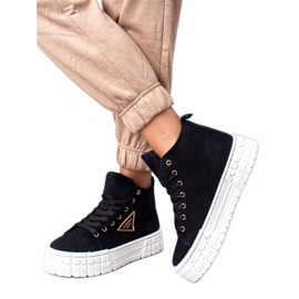 Goodin Wysokie Trampki Fashion czarne