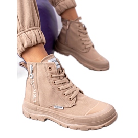 Goodin Wysokie Trampki Original beżowy