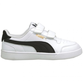 Buty Puma Shuffle V Ps Jr 375689 02 białe czarne