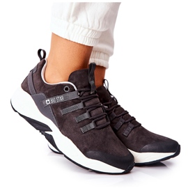 Sportowe Buty Memory Foam Big Star II274255 Szare
