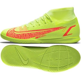 Buty piłkarskie Nike Mercurial Superfly 8 Club Ic M CV0954 760 zielony/żółty żółcie