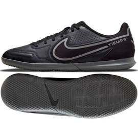 Buty piłkarskie Nike Tiempo Legend 9 Club Ic M DA1189 004 czarne czarne