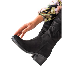 Czarne Kozaki VINCEZA