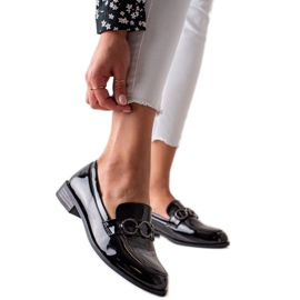 Goodin Lakierowane Mokasyny czarne