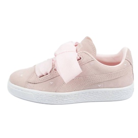 Buty Puma Suede Heart Jr 365136 03 różowe