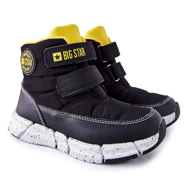 Dziecięce Śniegowce Memory Foam Big Star II374070 Czarne