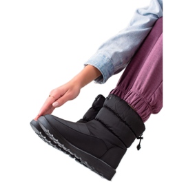 Casualowe Śniegowce VINCEZA czarne