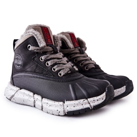 Dziecięce Ocieplane Botki Big Star II374074 Czarne