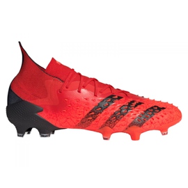 Buty piłkarskie adidas Predator Freak.1 Fg M FY6256 czerwone czerwone