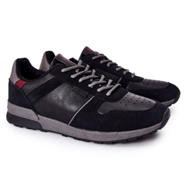 Sportowe Męskie Buty Memory Foam Big Star Czarne II174084