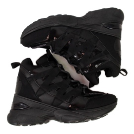 Sneakersy na koturnie Potocki W WOL37 czarne