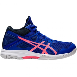 Buty Asics Gel Task 2 Mt W 1072A037 409 granatowy, niebieski, różowy niebieskie