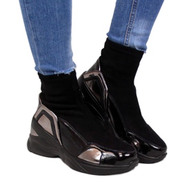 Buty na koturnie T.Sokolski W SCA140 czarne