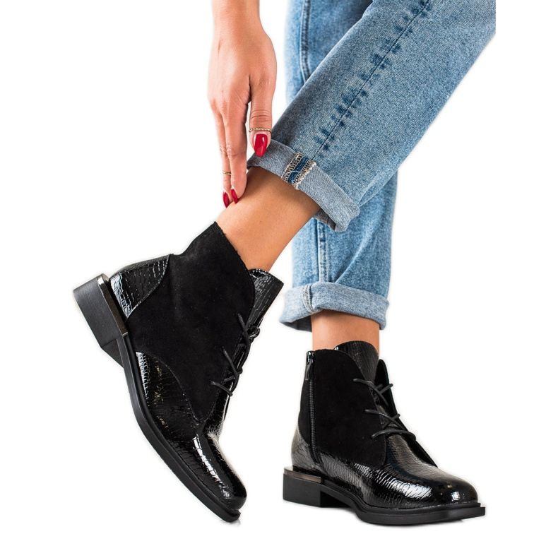 Czarne Botki Sergio Leone