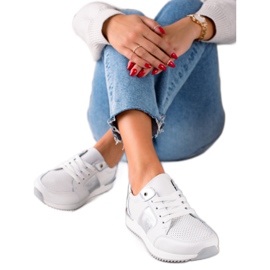 Białe Sneakersy Ze Skóry VINCEZA