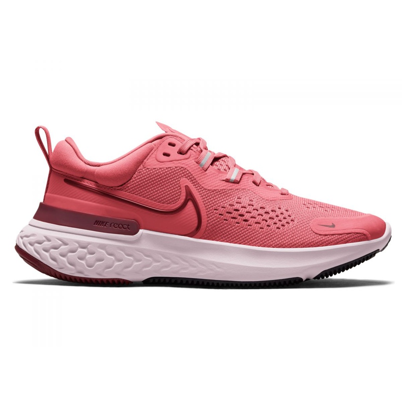 Buty do biegania Nike React Miler 2 W CW7136-600 czerwone wielokolorowe