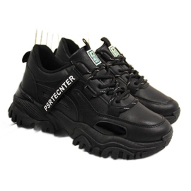 Sneakersy na grubej podeszwie News W EVE258A czarne